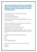 GFACT CERTIFICATION EXAM WITH 160 COMPLETE QUESTIONS AND CORRECT ANSWERS WITH PAGE REFERENCES&sol; GFACT CERTIFICATION TEST LATEST 2025&sol;2026 &lpar;NEW&excl;&excl;&rpar;