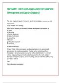 CON 1200V - Unit 5 Executing A Sales Plan Business Development and Capture &lpar;Industry&rpar;