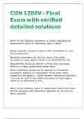 CON 1200V - Final Exam with verified detailed solutions 