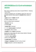 AATC CON 1200 Exam 2 &lpar;4-12&rpar; with verified detailed solutions 