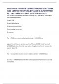 emd course v14 EXAM COMPREHENSIVE QUESTIONS AND VERIFIED ANSWERS &lpar;DETAILED & ELABORATED&rpar; ACTUAL EXAM 2025 TEST 100&percnt; SOLVED 2025&excl;