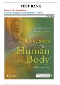 Test bank for Diseases of the Human Body&comma; 7th Edition by Carol D&period; Tamparo and Jennifer T&period; Davis &vert;Fully covered&vert;