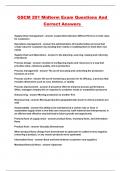 GSCM 201 Midterm Exam Questions And Correct Answers 