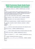 BICSI Technician Study Guide Exam  2025 latest questions and answers 
