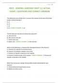 NBCE - GENERAL ANATOMY EXAM