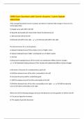 COBA Exam Questions with Correct Answers &vert; Latest Update 2025&sol;2026