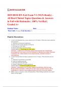 2025 HESI RN Exit Exam V1 &lpar;NGN-Ready&rpar; &ndash; All Real Clinical Topics Questions & Answers in Full with Rationales &vert; 100&percnt; Verified &vert; Graded A&plus; 