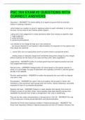 PSC 304 EXAM &num;2 QUESTIONS WITH CORRECT ANSWERS