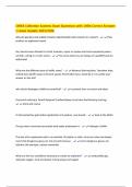 CWEA Collection Systems Exam Questions with 100&percnt; Correct Answers &vert; Latest Update 2025&sol;2026