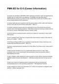 PMK-EE for E-5 &lpar;Career Information&rpar; NEWEST 2025&sol;2026 ACTUAL EXAM COMPLETE QUESTIONS AND CORRECT DETAILED ANSWERS &lpar;VERIFIED ANSWERS&rpar; &vert;ALREADY GRADED A&plus;&vert;&vert;BRAND NEW&excl;&excl;