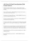 ASU Econ 211 Final Exam Questions With Correct Answers