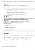 MBA 620&sol; MBA620  2-1 Quiz &vert; Questions and Answers &vert; Latest Update &vert; 100 out of 100 