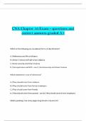 CNA Chapter 10 Exam &ndash; questions and correct answers graded A&plus;