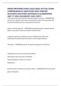 NR509 MIDTERM EXAM &lpar;2025&sol;2026&rpar; ACTUAL EXAM COMPREHENSIVE QUESTIONS AND VERIFIED ACCURATE SOLUTION &lpar;DETAILED & ELABORATED&rpar; &vert;GET IT 100&percnt; ACCURATE&excl;&excl; 2025 TEST&excl;&excl;