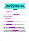 TDCJ Training Academy&comma; Test 1 block 1 100 QUESTIONS AND CORRECT DETAILED ANSWERS WITH RATIONALES &lpar;VERIFIED ANSWERS&rpar; ALREADY GRADED A&plus; 2025 NEW UPDATE