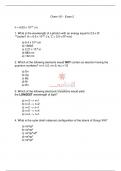 Chem 101 - Exam 2