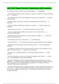ALU 301 Exam Practice Questions with answers