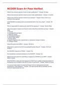 NCOER Exam A&plus; Pass Verified