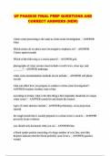 UF PHA6936 FINAL PREP QUESTIONS AND CORRECT ANSWERS &lpar;NEW&rpar;