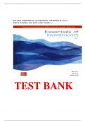  TEST BANK FOR ESSENTIALS OF INVESTMENTS 12TH EDITION BY ALAN J&period; MARCUS ZVI BODIE&comma; ALEX KANE LATEST UPDATE A&plus;
