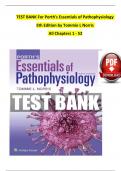 TEST BANK For Porth's Essentials of Pathophysiology 5th Edition by Tommie L Norris All Chapters 1 - 52 &emsp;