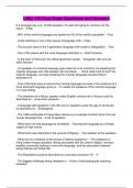 LING 115 Final Exam Questions and Answers