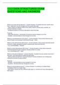 1&period;4&period;2 DATA STRUCTURES EXAM QUESTIONS AND ANSWERS