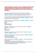 COMLEX Medical Law&sol;Ethics LATEST VERSION &lbrack;QUESTIONS  AND ANSWERS&rsqb; WITH PRACTICE EXAM DETAILED AND  VERIFIED FOR GUARANTEED PASS- LATEST UPDATE 2025  GRADED A