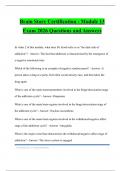 Brain story certification Bundled Tests 2026 Questions and Answers