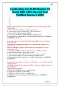 Leadership Nur 4120 Chapter 12 Exam With 100&percnt; Correct And Verified Answers 2025