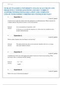 NUR 632 WALDEN UNIVERSITY EXAM 1&vert;&vert; ACCURATE AND  FREQUENTLY TESTED QUESTIONS AND 100&percnt; CORRECT  ANSWERS WITH RATIONALES&vert;&vert; LATEST AND COMPLETE  UPDATE WITH EXPERT VERIFIED SOLUTIONS&vert;&vert; SURE PASS&excl;&excl; 