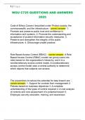 WGU C725 QUESTIONS AND ANSWERS  2025