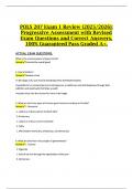 POLS 207 Exam 1 Review &lpar;2025&sol;2026&rpar;&colon; Progressive Assessment with Revised Exam Questions and Correct Answers&comma; 100&percnt; Guaranteed Pass Graded A&plus;&period;