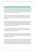 ENGL 1101 Exam Study Guide &vert; Questions with Correct Answers &vert; 100&percnt; Pass