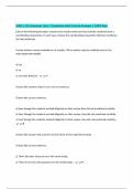 ENGL 1101 Grammar Quiz &vert; Questions with Correct Answers &vert; 100&percnt; Pass