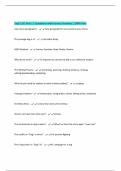 BUNDLE FOR ENGL 1101  EXAMS ALL Questions with 100&percnt; Correct Answers &vert; Verified SOLUTIONS 