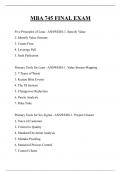 MBA 745 FINAL EXAM QUESTIONS AND ANSWERS 2025