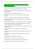 QASP CORE EXAM SET 2025&sol;2026 QUESTIONS WITH SOLUTIONS RATED A&plus;