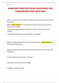 DANB RHS PRACTICE EXAM QUESTIONS FOR GUARANTEED PASS 2025&sol;2026
