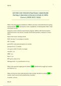 GCU NSG 320&sol; NSG320 &vert;Final Exam &vert; Adult Health Nursing I &vert; Questions & Answers&vert; Grade A&vert; 100&percnt; Correct &vert; &lpar;NEW 2025&sol; 2026&rpar; 