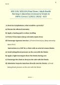 NSG 320 &ndash; Adult Health Nursing I &lpar;GCU&rpar; &ndash; Final Exam Questions & Answers &vert; Grade A &vert; 100&percnt; Correct &lpar;2025&ndash;2026 Edition&rpar;