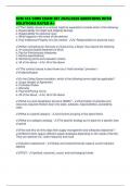 SCM 455 CORE EXAM SET 2025&sol;2026 QUESTIONS WITH SOLUTIONS RATED A&plus;