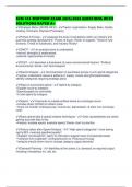 SCM 455 MIDTERM EXAM 2025&sol;2026 QUESTIONS WITH SOLUTIONS RATED A&plus;
