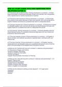 SCM 455 STUDY GUIDE 2025&sol;2026 QUESTIONS WITH SOLUTIONS RATED A&plus;