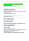 SCM 455 TEST PAPER 2025&sol;2026 QUESTIONS WITH SOLUTIONS RATED A&plus;