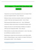Tn category 7 Bundled Tests 2026 Questions and Answers