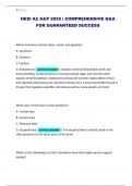 HESI A2 A&P 2025 &vert; COMPREHENSIVE Q&A FOR GUARANTEED SUCCESS