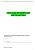 NRS 101 EXAM 3 AND 4 REVIEW QUESTIONS WITH COMPLETE ANSWERS