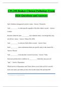 CPL250 Beaker Clinical Pathology Exam 2026 Questions and Answers