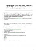 BLS Final Exam &vert; 2025&sol;2026 Actual Exam &ndash; 25 Verified Questions and Correct Answers &vert; Basic Life Support Certification &ndash; Final Assessment